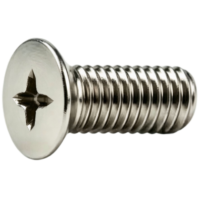 93082A230 Vibration-Resistant Flat Head Screws