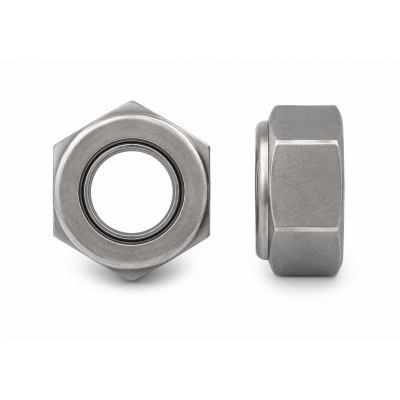90101A116 18-8 Stainless Steel Thin Nylon-Insert Locknuts