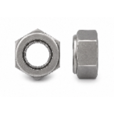 93625A223 Contratuercas métricas de inserción de nylon de acero inoxidable 18-8