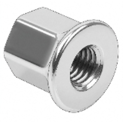97511A170 Sanitary Low-Profile Cap Nuts