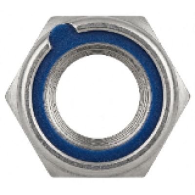 90619A430 Steel-Insert Locknuts for Extreme Vibrationu2014Grade 5