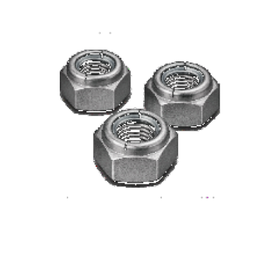 94830A126 Contratuercas Flex-Top finas de acero para vibraciones fuertes