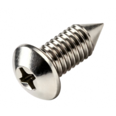 90935A107 Phillips de acero de cabeza redondeadaTornillos para chapa metálica