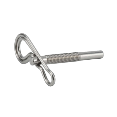 93712A900 Partially Threaded Studs with Cotter Pin