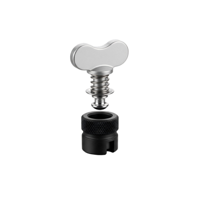 91382A670 Wing Head Quarter-Turn CaptivePanel Screws with Back Press-Fit Nut