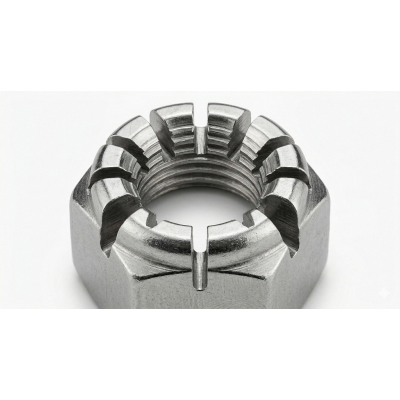 96345A250 Mil. Spec. 18-8 Stainless Steel Nylon-Insert Locknuts