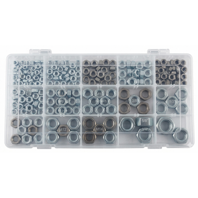 98560A124 Tuercas remachables de acero de perfil bajo con herramienta de instalación