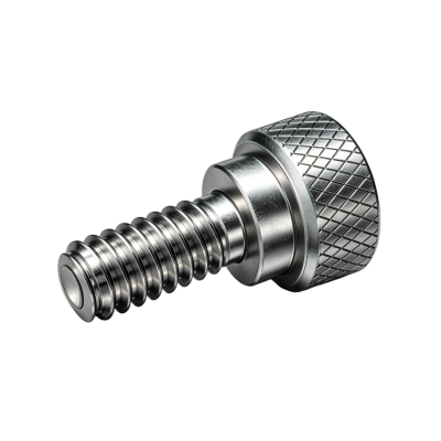 91882A224 Tornillos de cabeza moleteada de acero