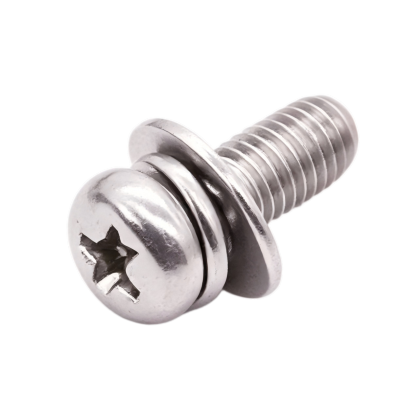 90317A179 Steel Pan Head Screws with Internal-Tooth Lock Washer